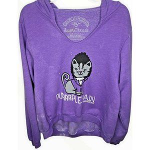 David & Goliath Prince Purple Rain Cat Hoody AS IS